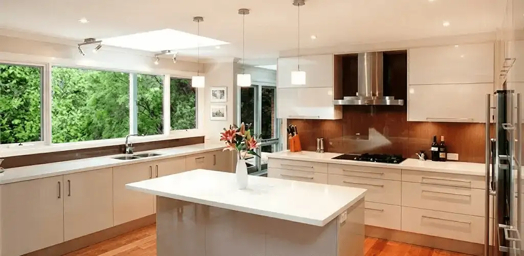 Kitchen cabinet refacing and remodel results in a modern kitchen in Glendale, AZ