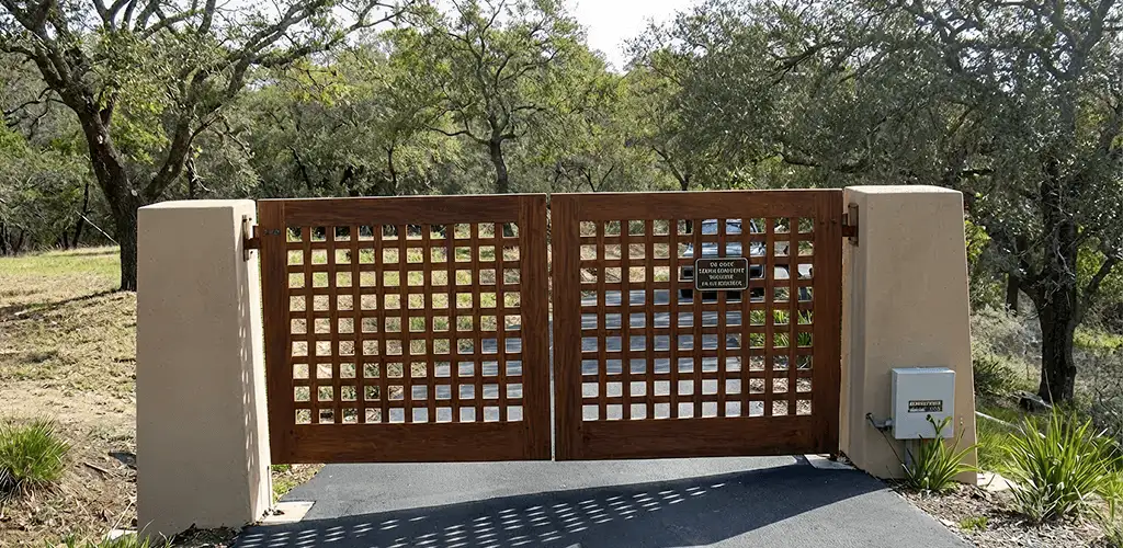 Driveway gate installation for a residential property in Glendale, AZ