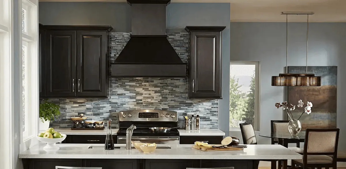 Kitchen cabinet painting and refinishing in a modern kitchen in Glendale, AZ