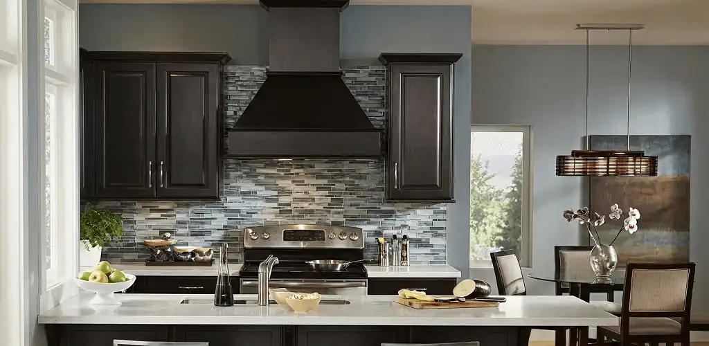 Kitchen cabinet painting and refinishing in a modern kitchen in Glendale, AZ